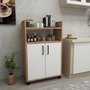 Hanah Home Tiraks Armario Multiusos Pino Atlántico y Blanco